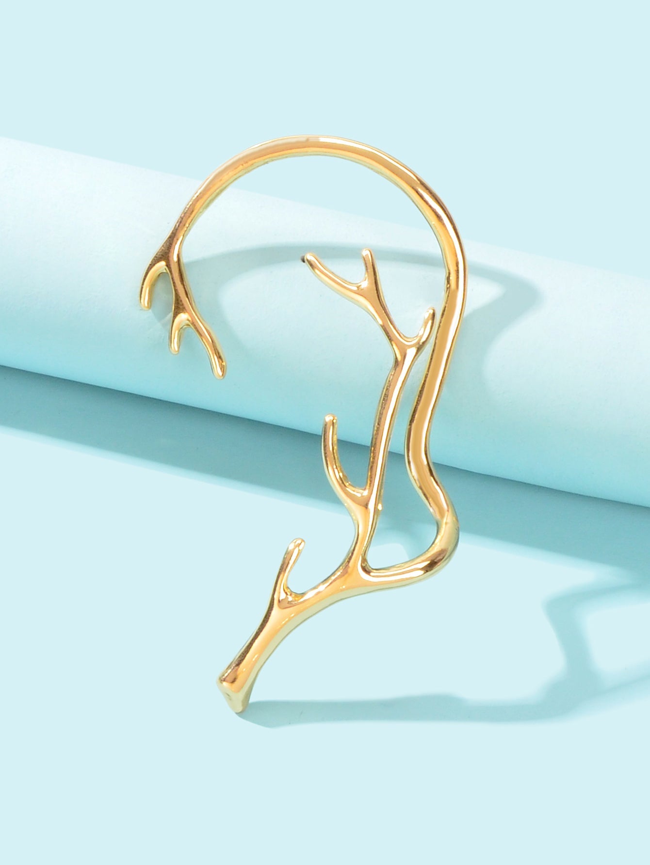 Personality No Piercing Cartilage Ear Cuff Ear Clip Wrap Gold Earring Girls Gift-1