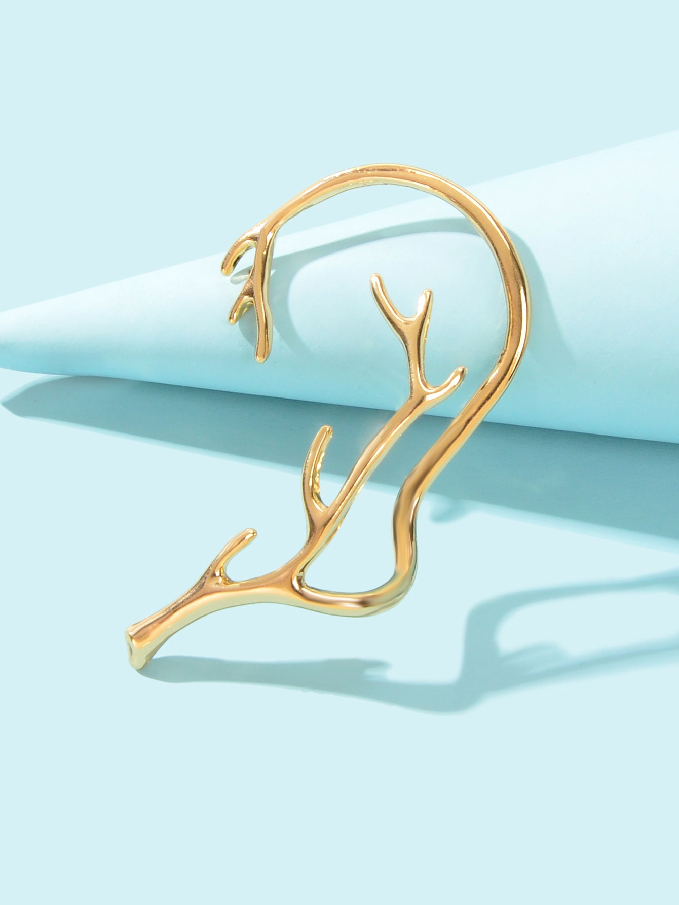 Personality No Piercing Cartilage Ear Cuff Ear Clip Wrap Gold Earring Girls Gift-2