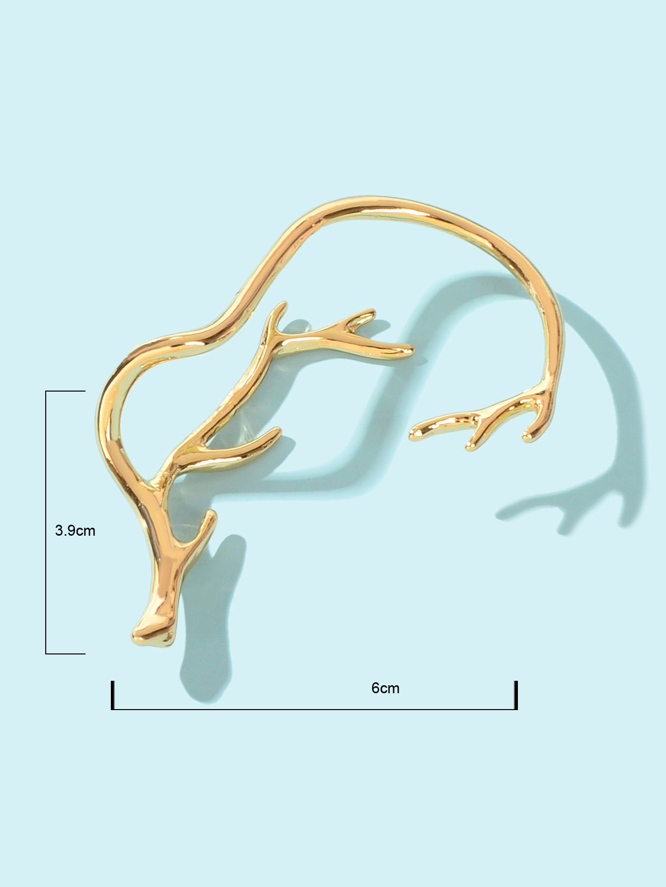 Personality No Piercing Cartilage Ear Cuff Ear Clip Wrap Gold Earring Girls Gift-3